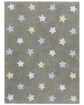 Детский ковер Lorena Canals Stars Tricolor (серо-голубой) 120х160 см