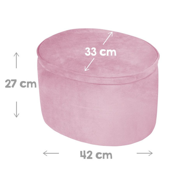 Детский велюровый овальный пуфик Roba Lil Sofa (450140MA)