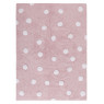 Ковер Lorena Canals Polka Dots горошек (розовый-белый) 120*160
