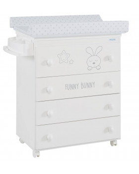 Комод пеленальный с декором Micuna Funny Bunny